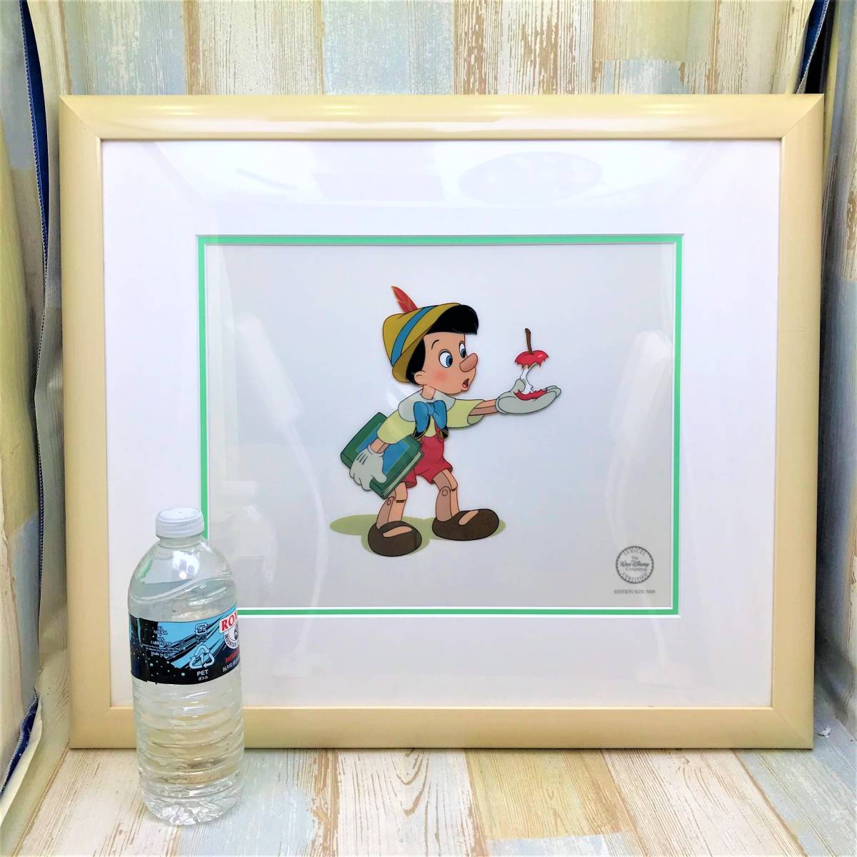 5000枚限定 セル画 ピノキオ Pinocchio セリグラフ 壁掛け 額縁 5000枚限定 セル画 ピノキオ Pinocchio セリグラフ 壁掛け 額縁