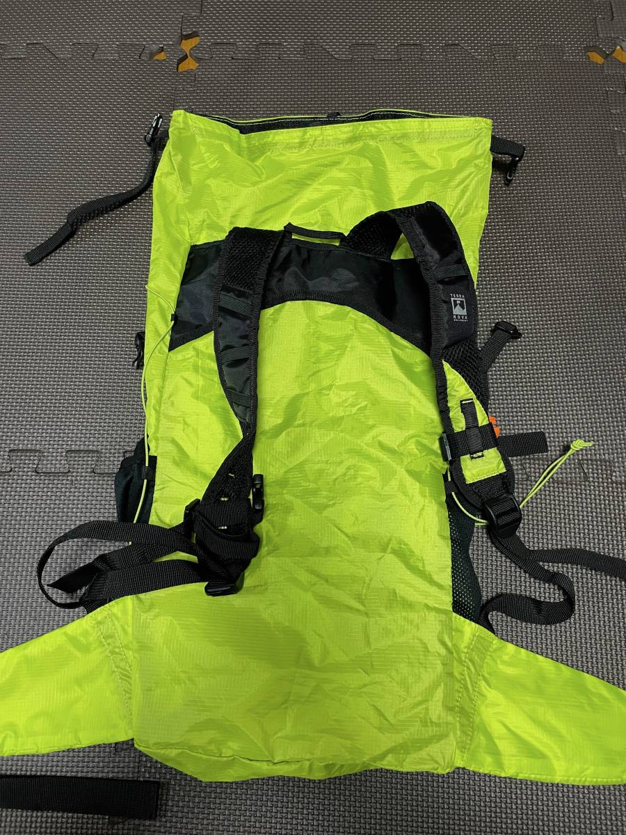 新品 テラノバ TERRA NOVA Laser 20 Elite Yellow レーサー20 エリート イエロー バックパック 超軽量 登山 トレッキング ウルトラライトの画像4