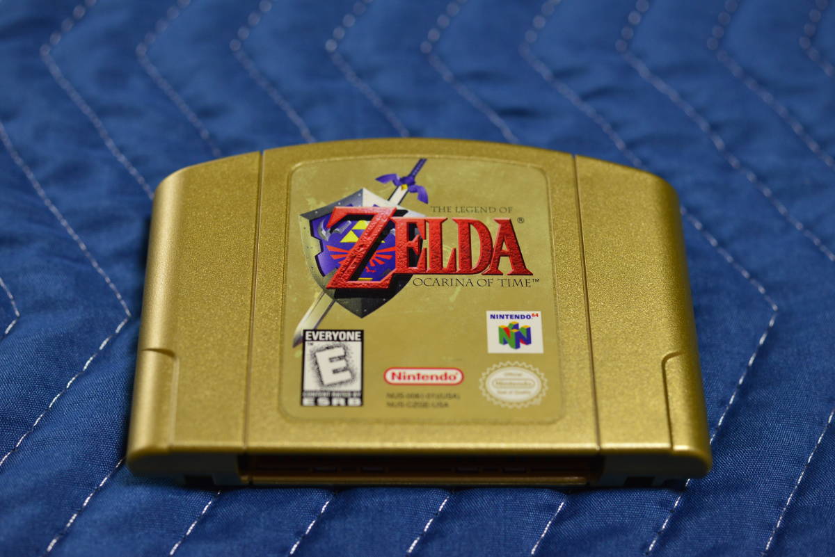【送料無料/新品】  N64 Nintendo64 The Legend of Zelda: Ocarina of Time ゼルダの伝説 時のオカリナ 北米版 海外版　ゴールドカートリッジ 初期版 Rev 1.0 ロールプレイング