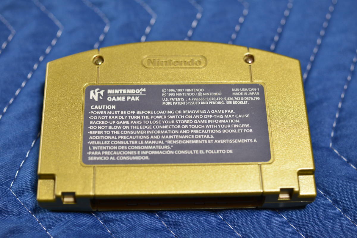 N64 Nintendo64 The Legend of Zelda: Ocarina of Time ゼルダの伝説 時のオカリナ 北米版 海外版　ゴールドカートリッジ 初期版 Rev 1.0