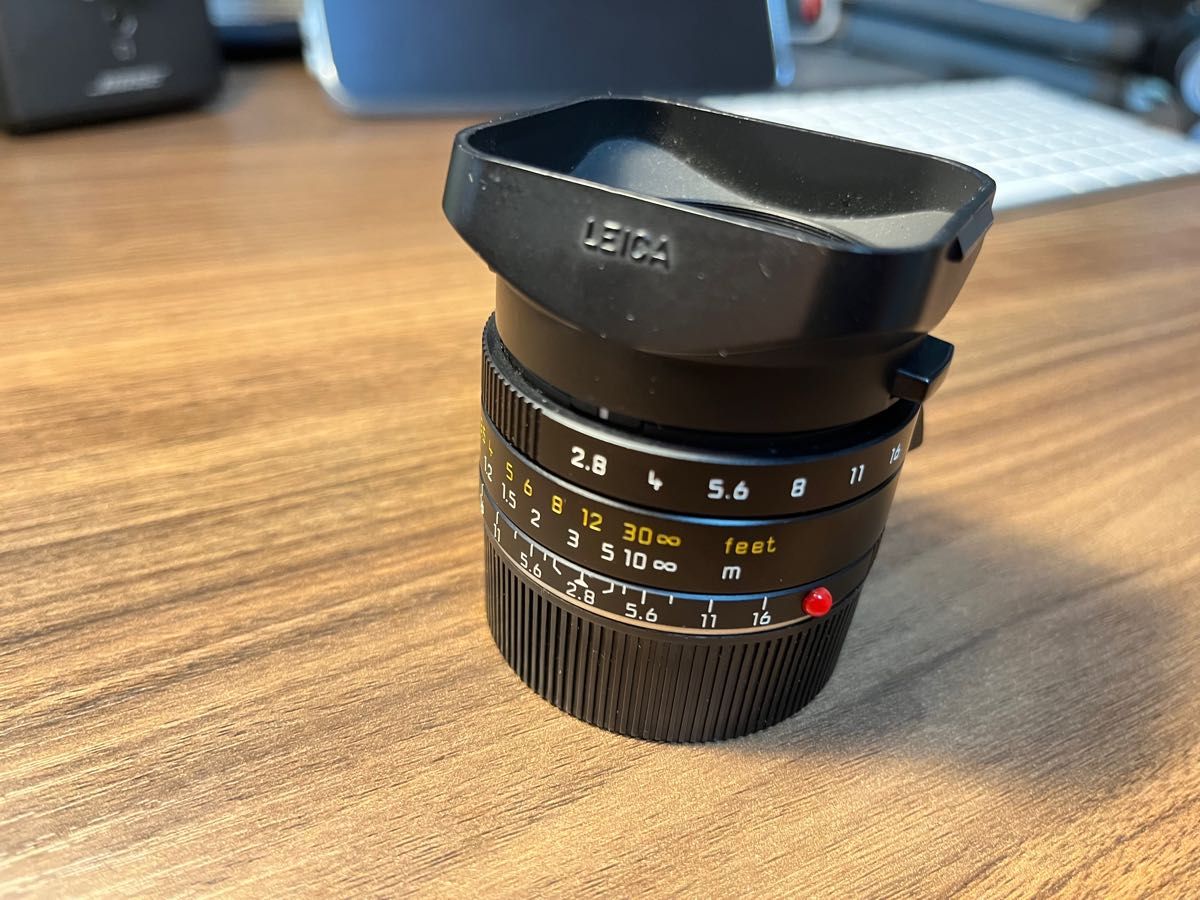 ライカ Leica ELMARIT 28mm f2 8 ASPH 11606 美品 フード付き 第 ライカ Leica ELMARIT 28mm f2 8 ASPH 11606 美品 フード付き 第