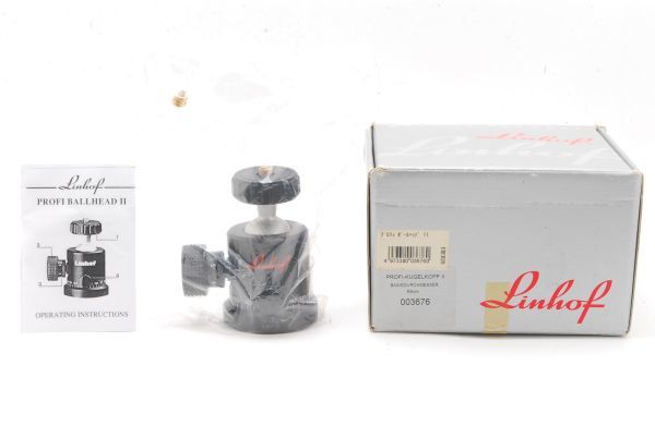 [A Top Mint] Linhof Profi II Ball Head 003676 63mm w/ Box From JAPAN 8539