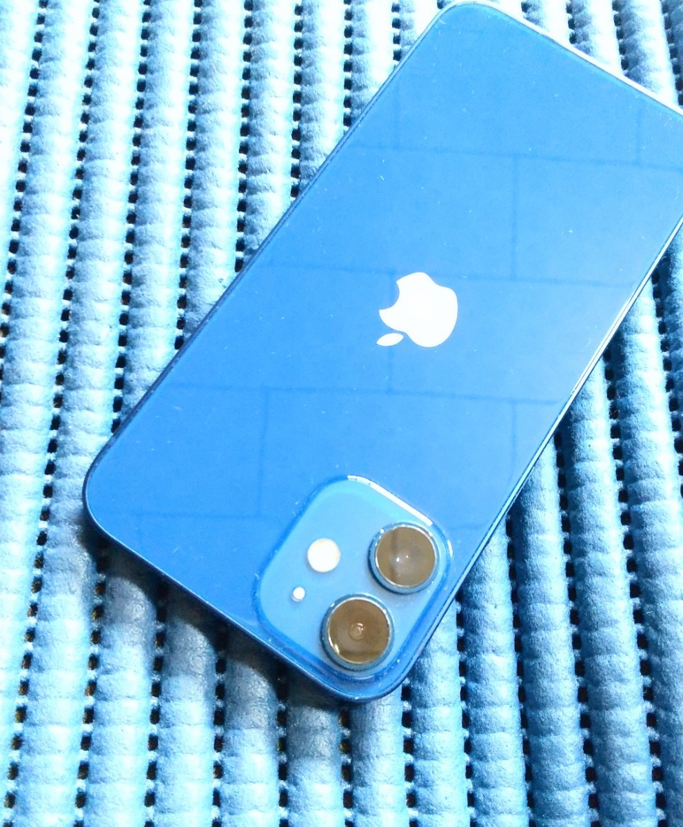 美品/SIMフリー iPhone12 mini 256GB ブルー ※送料無料 の商品詳細