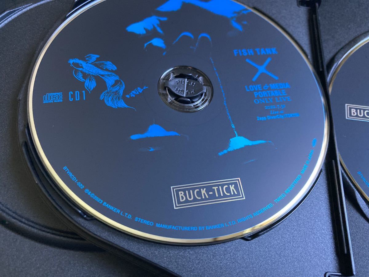 ライブ CDのみ BUCK-TICK 『FISH TANK×LOVE & MEDIA PORTABLE ONLY