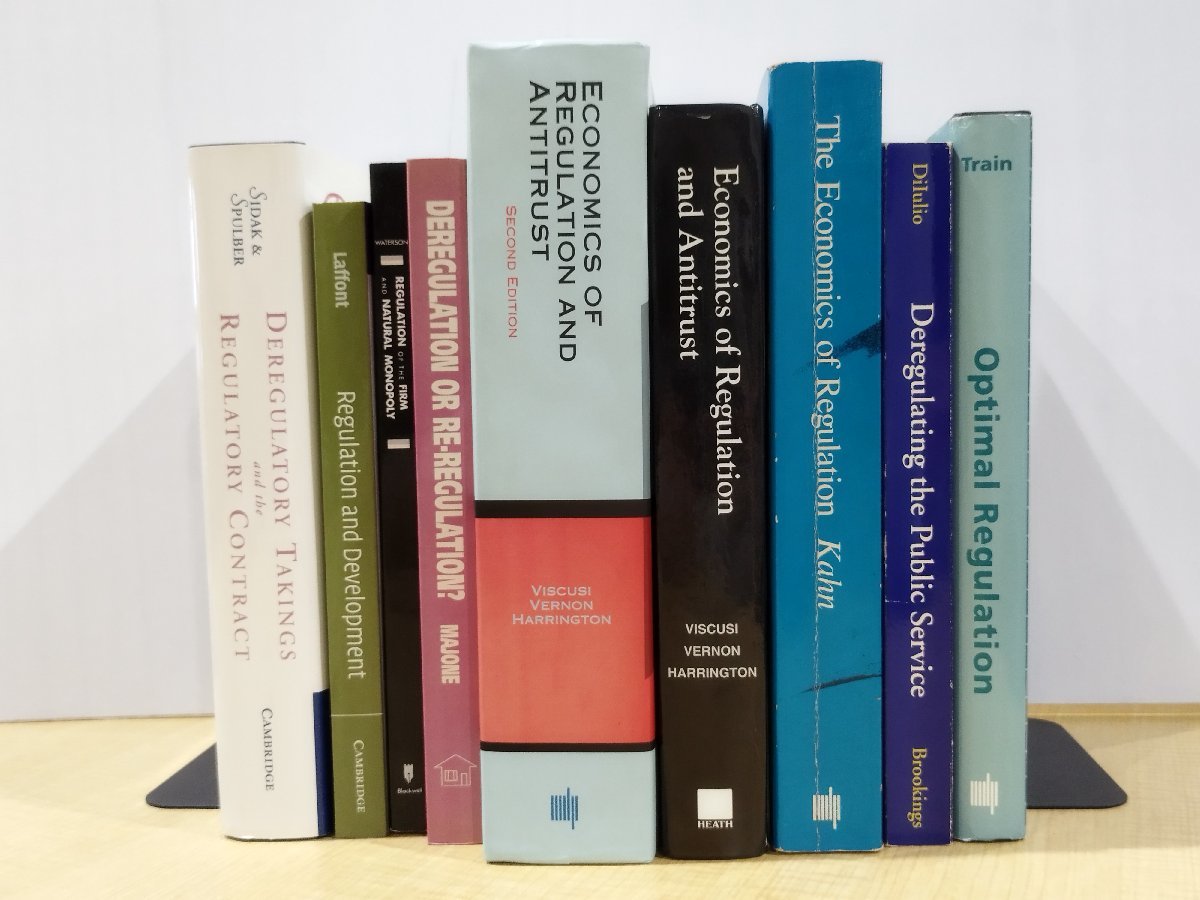 規制と経済学 9冊セット 洋書/英語/規制緩和/独占禁止/公共サービス/法【ac06】 - 経済学 規制と経済学 9冊セット 洋書/英語/規制緩和/独占禁止/公共サービス/法【ac06】 - 経済学