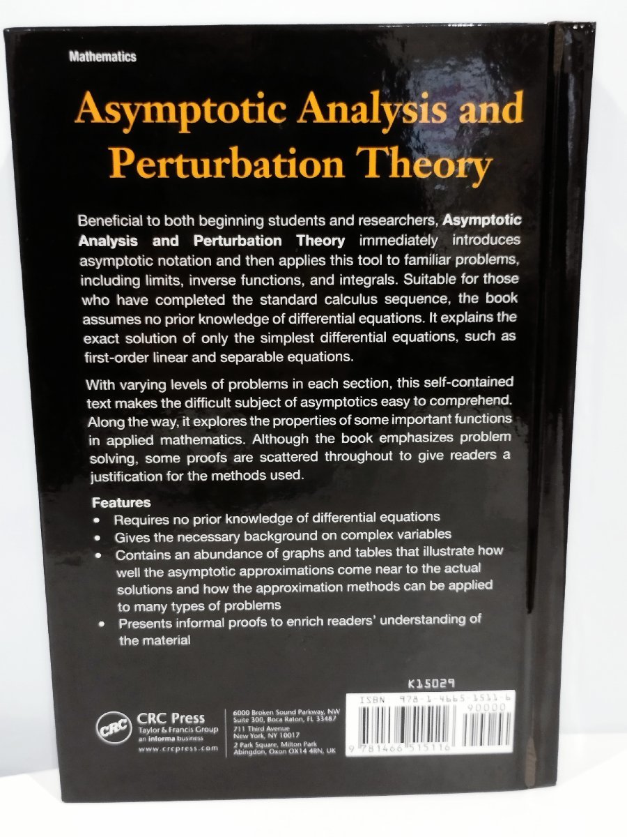 [ foreign book ]Asymptotic Analysis and Perturbation Theory/. close .... moving theory English / respondent for mathematics /. number / physics / the smallest piled minute [ac07]