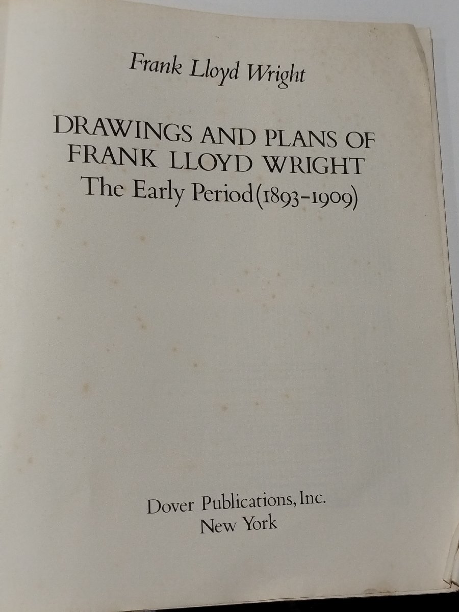 【まとめ/2冊セット】FRANK LLOYD WRIGHT/フランク・ロイド・ライト 洋書/英語/建築/設計【ac07】_画像7