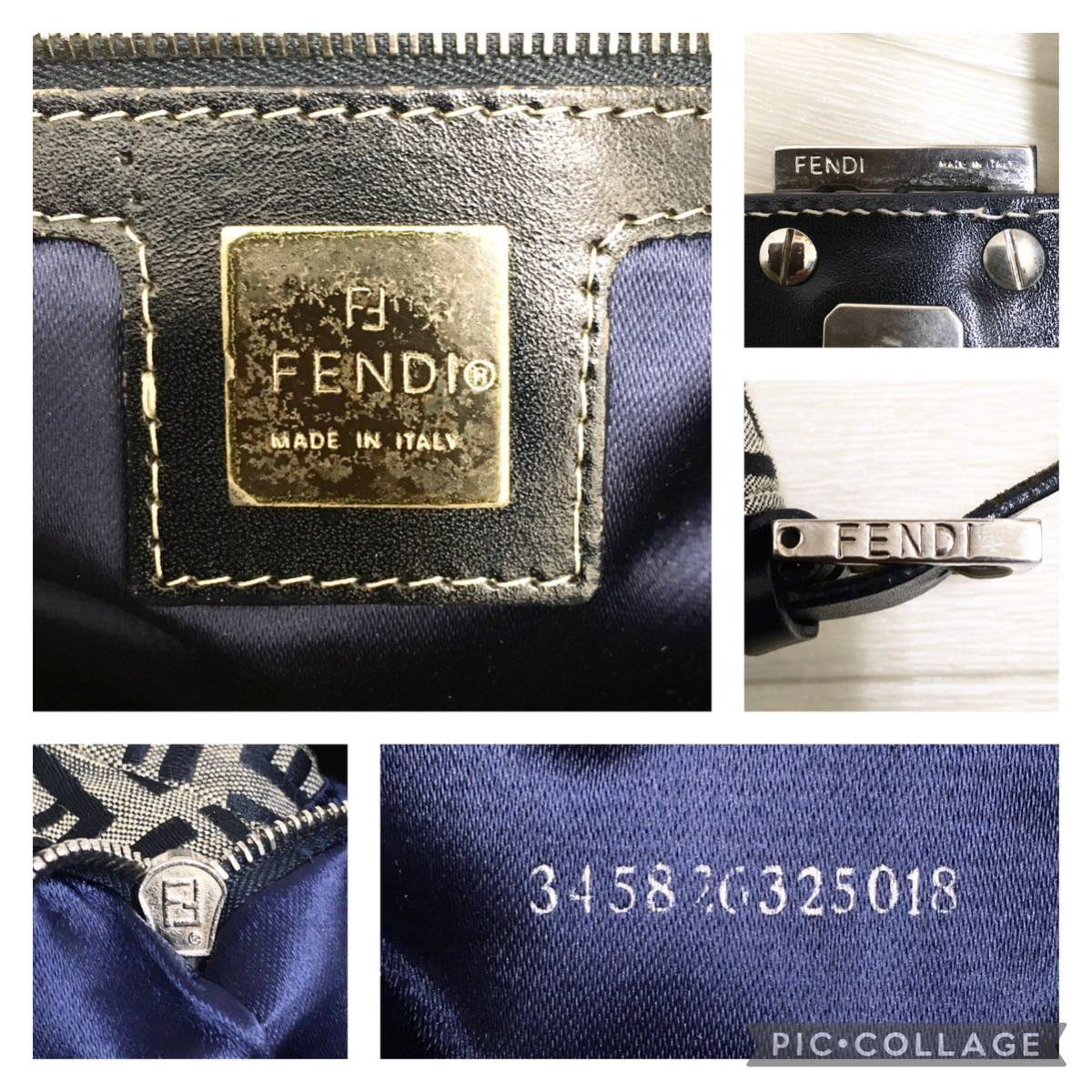 超美品・シリアル付 FENDI マンマバケット ズッキーノ ショルダー