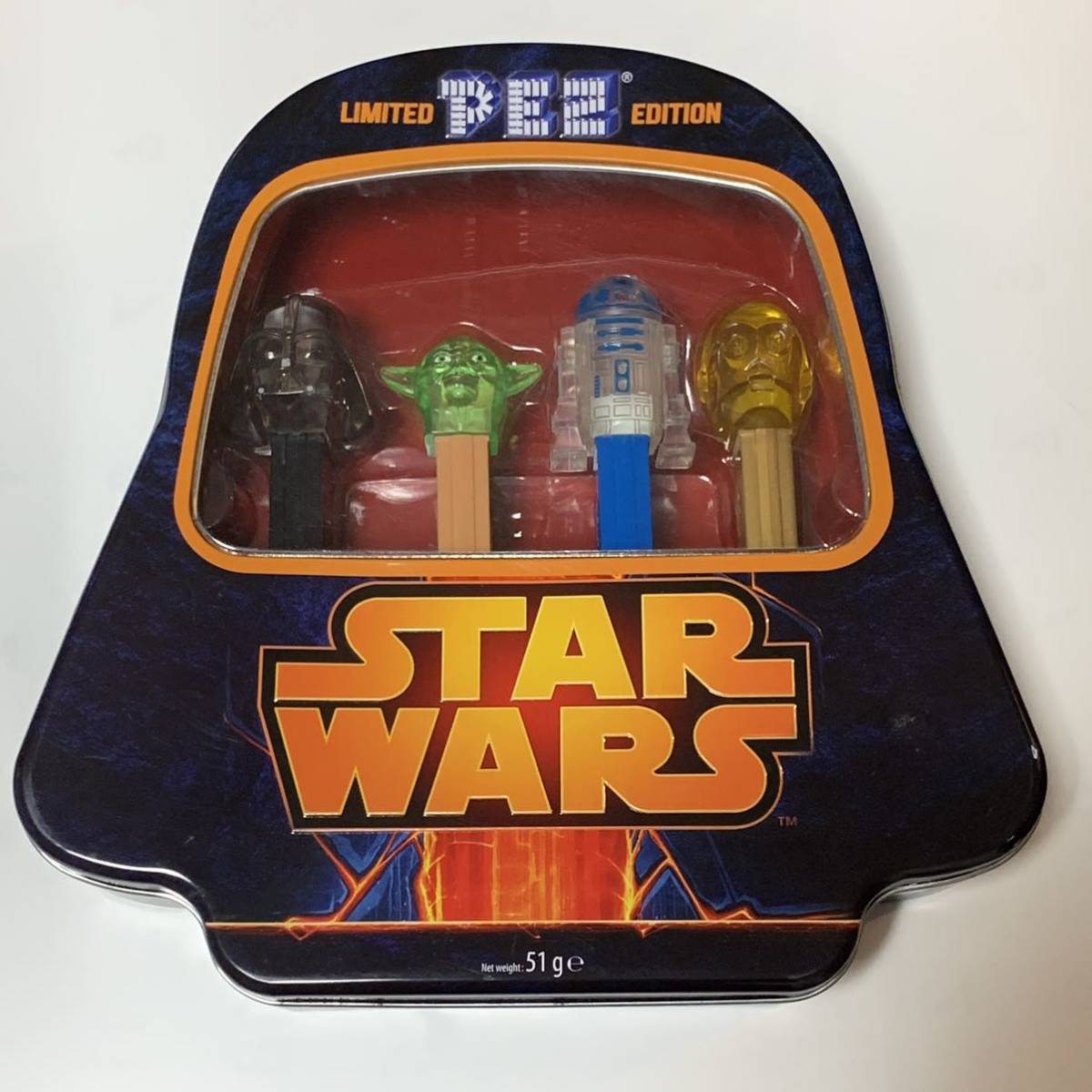 PEZpetsuSTARWARS Star * War z ограничение BOX прозрачный ver. дюжина * Bay da- Yoda R2-D2 C-3PO 4 шт. комплект 