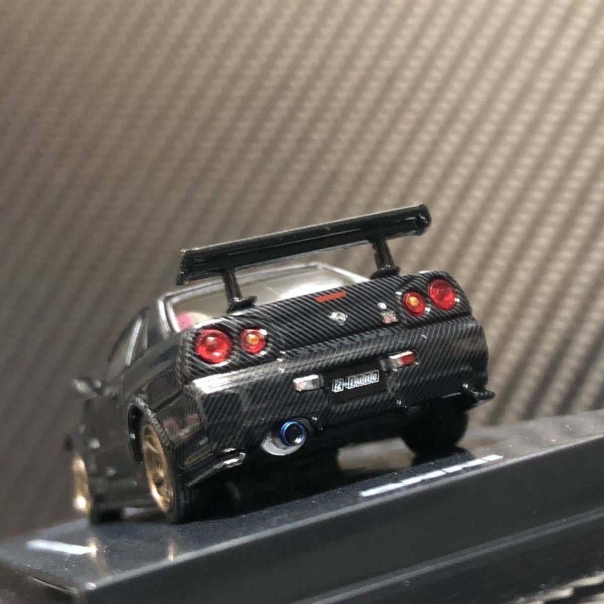 INNO Models 1/64 NISSAN SKYLINE GT-R (R34) Z-Tune FULL CARBON MALAYSIA DIECAST EXPO 2023 イベント限定モデル_画像8