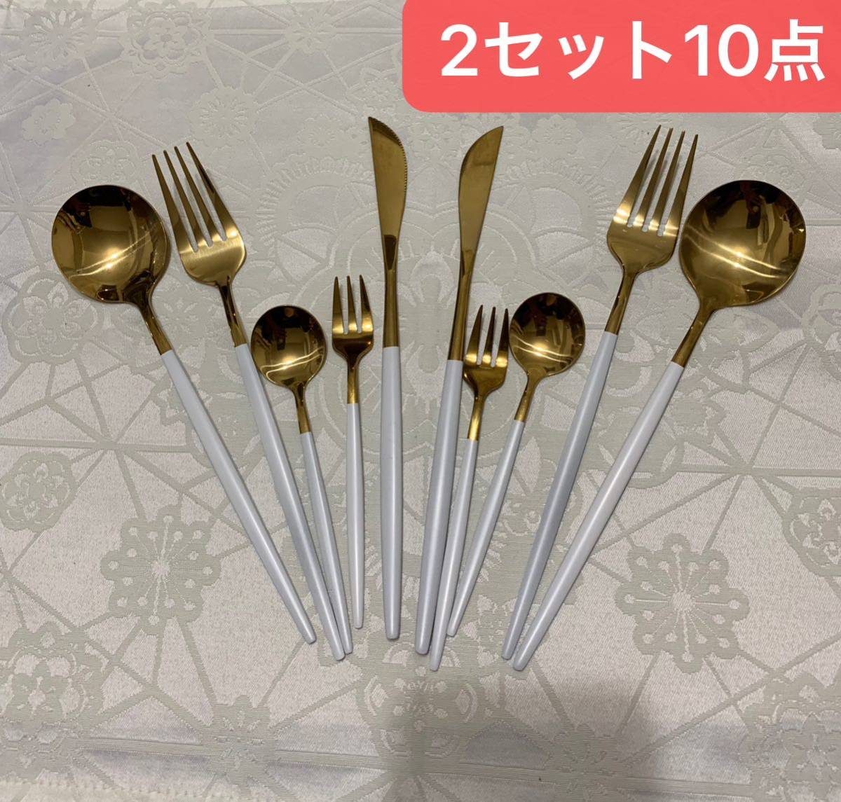  cutlery set Northern Europe manner kchi paul (pole) manner dinner set spoon Fork knife 2 set 10ps.@ free shipping same day shipping 