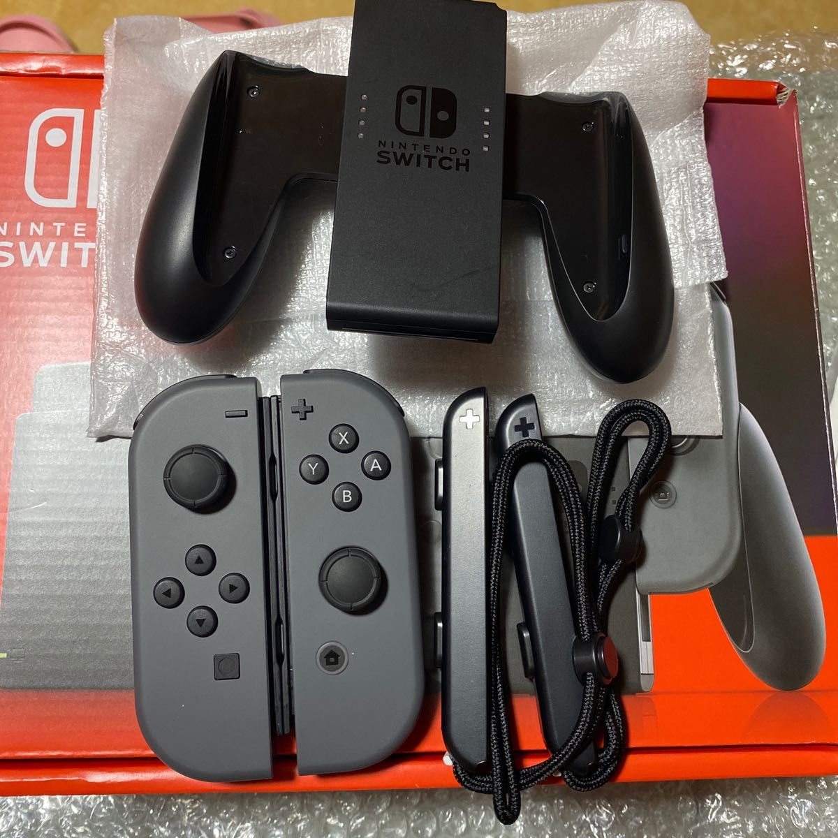2023 8月購入】 新型 ニンテンドースイッチ ジョイコン グレー 2023 8月購入】 新型 ニンテンドースイッチ ジョイコン グレー