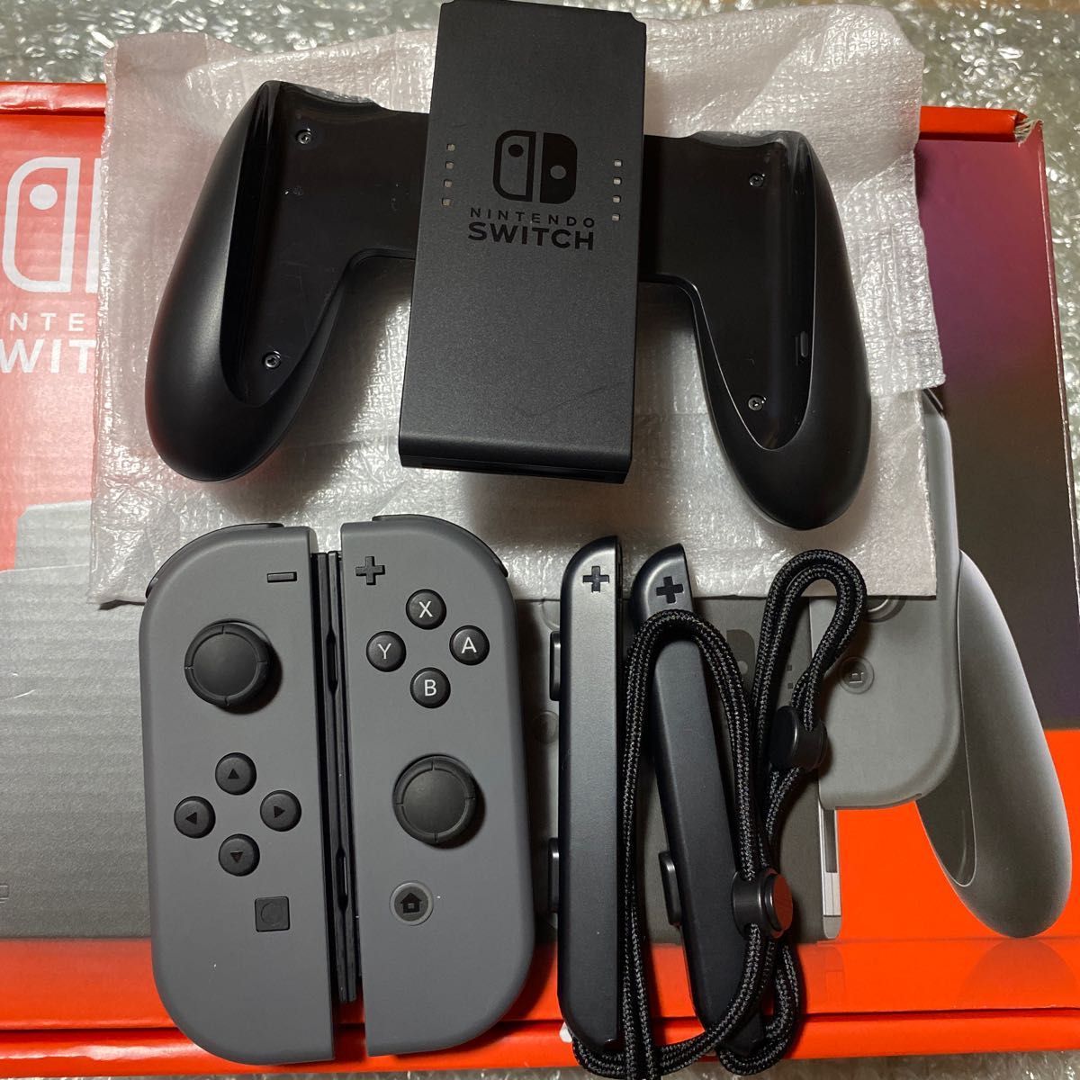 2023 8月購入】 新型 ニンテンドースイッチ ジョイコン グレー 2023 8月購入】 新型 ニンテンドースイッチ ジョイコン グレー