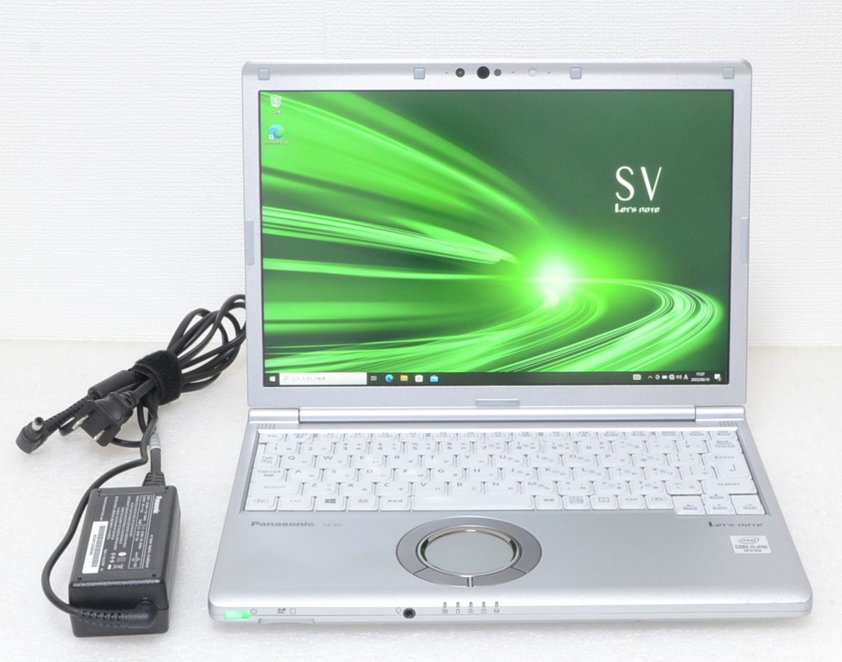 LTE SIMフリー Panasonic Let's note CF-SV9RFLVS 第10世代 Core i5 10310U 8GB SSD256GB PCIe カメラ ワイヤレスWAN内蔵 Win10 管理C74_画像1