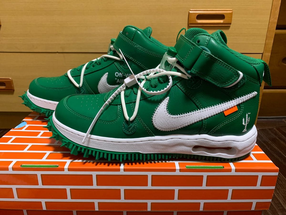 新品 OFF-WHITE × AIR FORCE 1 GREEN WHITE 新品 OFF-WHITE × AIR FORCE 1 GREEN WHITE
