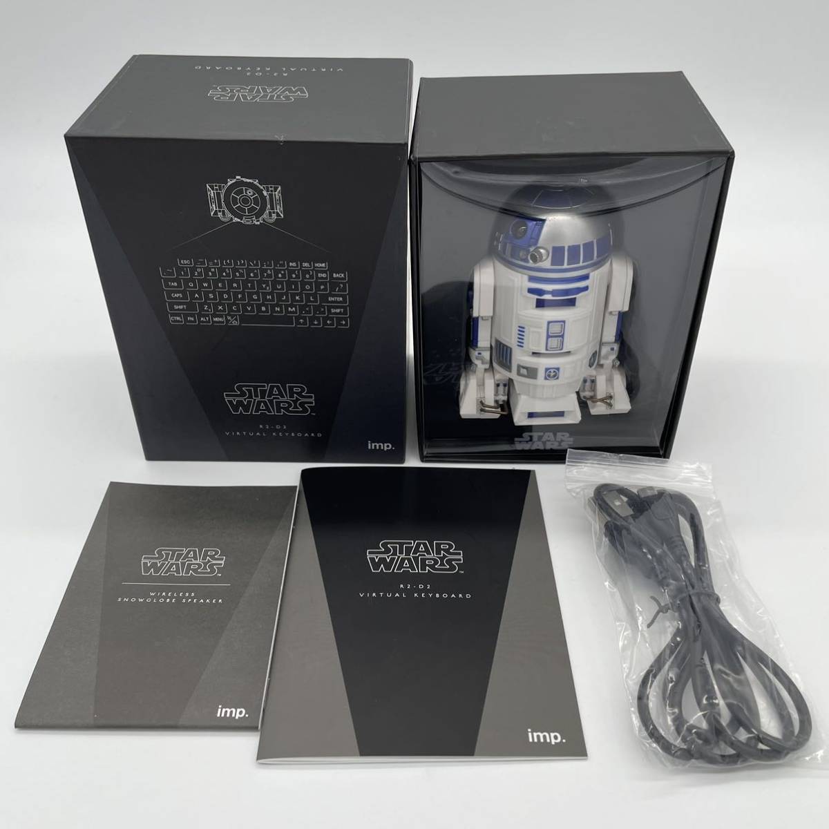 美品　スターウォーズ　STAR WARS R2-D2バーチャルキーボード　IMP-101 投影型キーボード　通電・動作確認済み_画像3