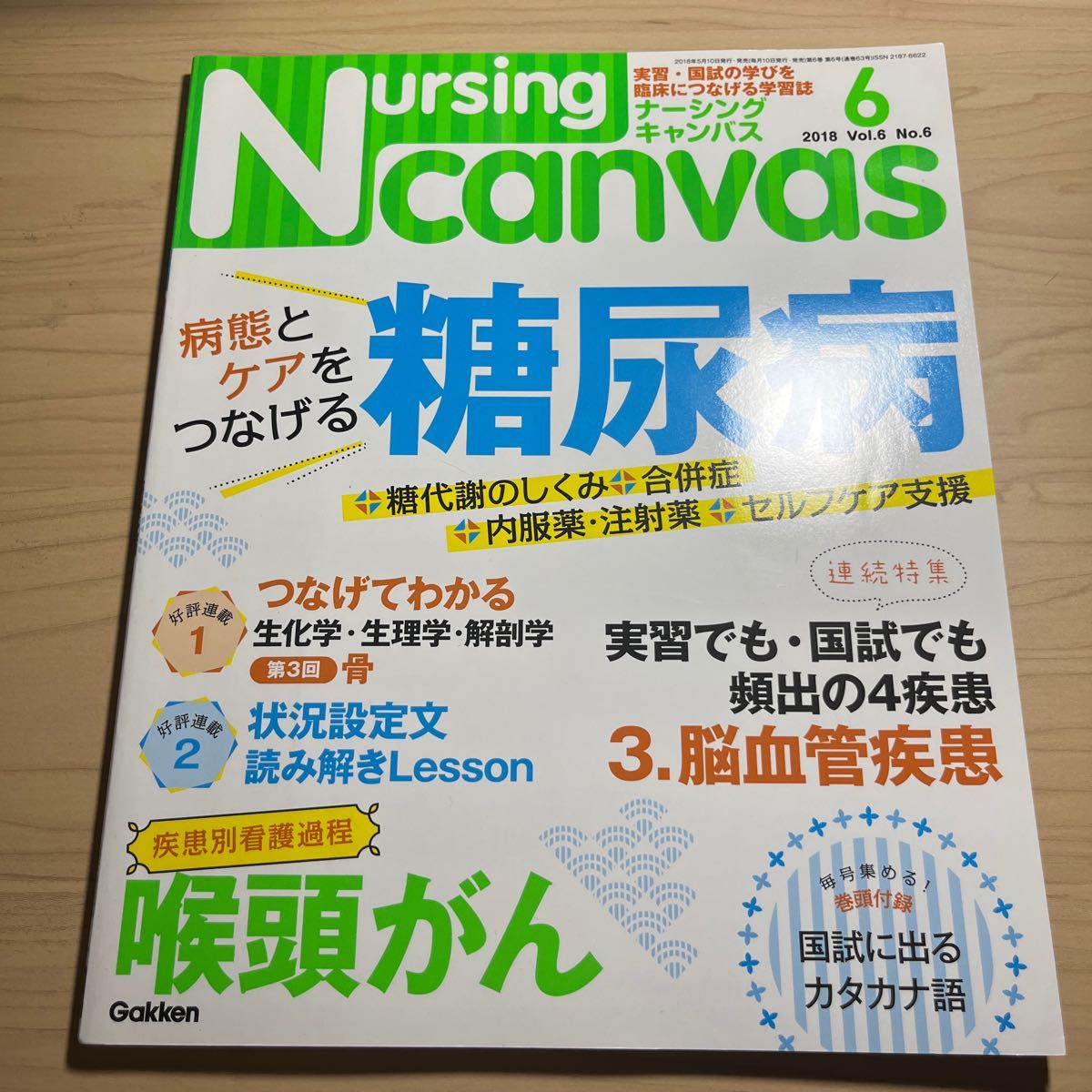 ナーシングキャンパス 2018.6 糖尿病 喉頭がん 脳血管障害