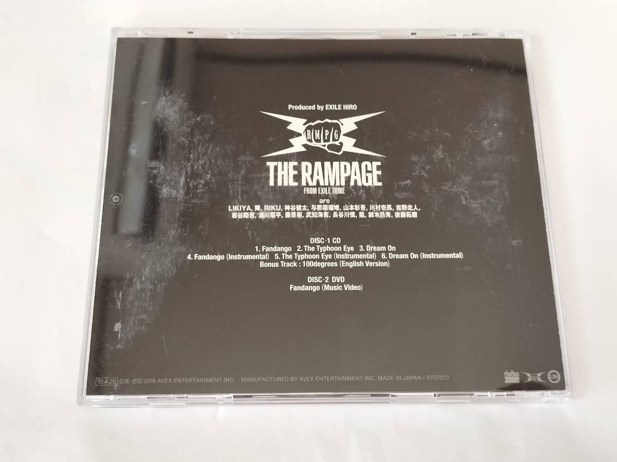 CD ２枚組 THE Rampage Fandango from EXILE TRIBE ランペイジ_画像2