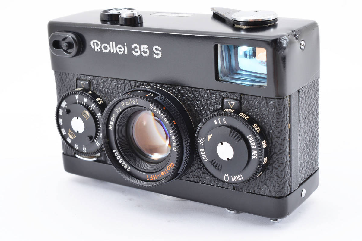 新着 35 ローライ ブラック 35S Rollei S #1596 フィルムカメラ
