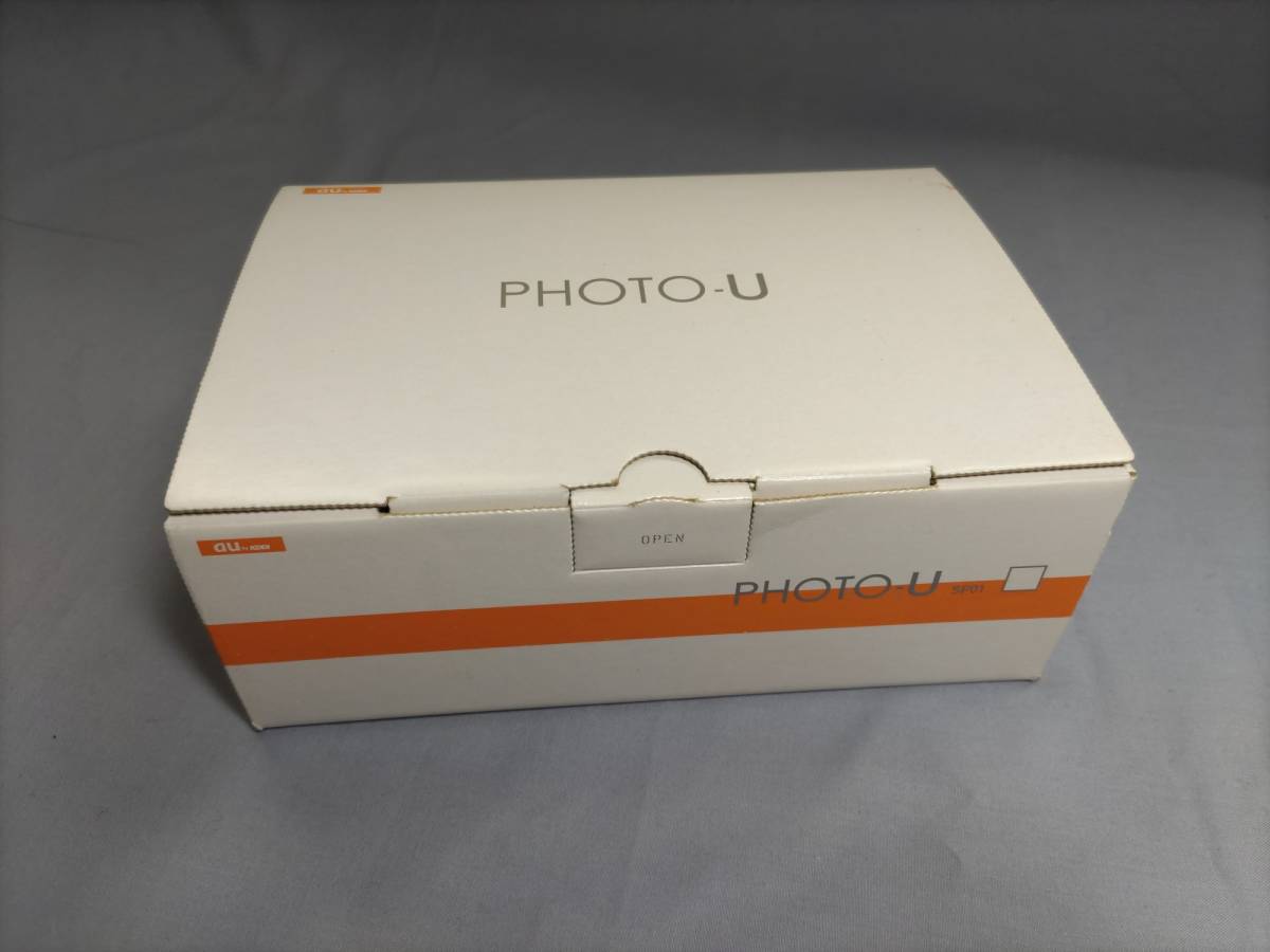 ○au PHOTO-U SP01 デジタルフォトフレーム 2011年製 通電のみ確認済○中古品_画像8