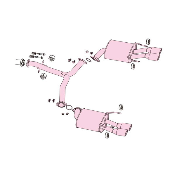 フジツボ オーソライズ A-R マークX DBA-GRX130 560-24122 FUJITSUBO AUTHORIZE A-R スポーツマフラー_画像2