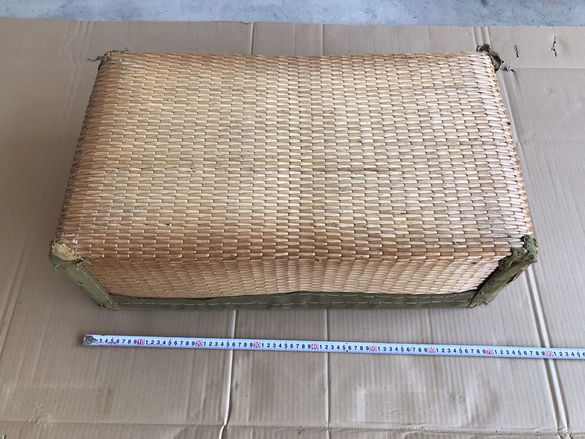  Showa Retro line ..... costume box basket clothes case ... old tool antique storage box .....