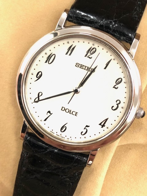 【時間指定不可】 SEIKO セイコードルチェ 5E61-0A80 純正未使用ベルト付 DOLCE ドルチェ 【時間指定不可】 SEIKO セイコードルチェ 5E61-0A80 純正未使用ベルト付 DOLCE ドルチェ