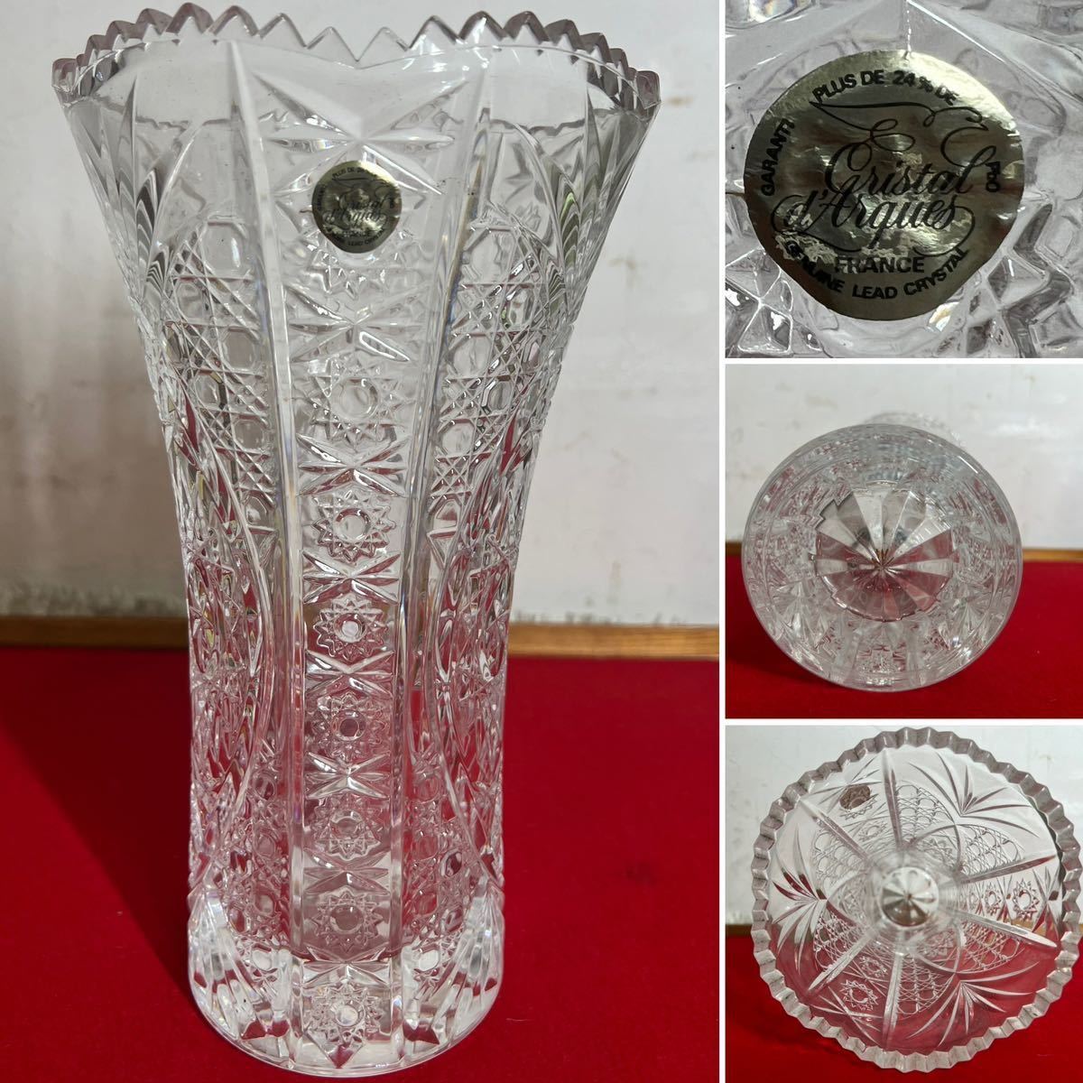 Cristal d'Arques クリスタルダルク 花瓶 - 通販 - pinehotel.info