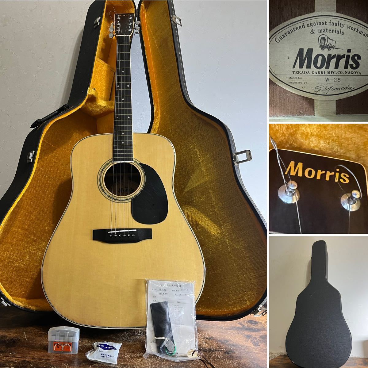 ヤフオク! - ☆Morris モーリス☆ W-25 アコースティックギタ...