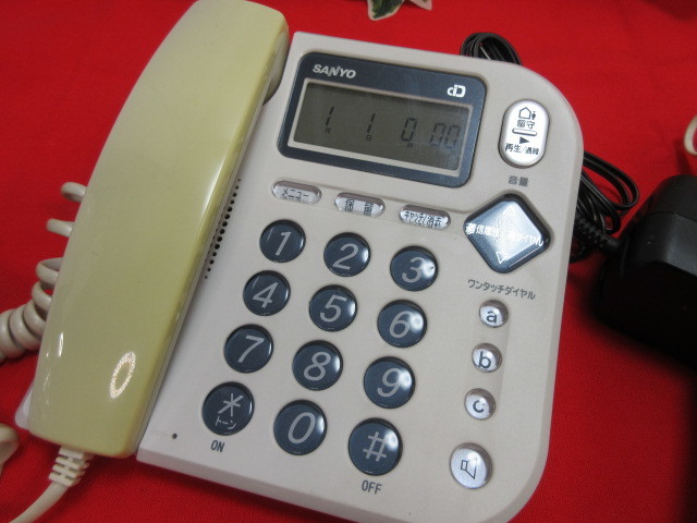 6OH5589 SANYO Sanyo Electric telephone machine TEL-F59