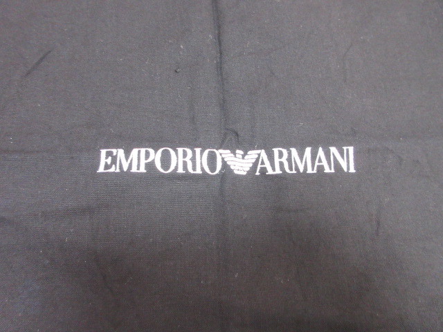 OH5606　EMPORIO ARMANI エンポリオ アルマーニ 　保存袋　38×34.5ｃｍ　ブラック_画像2