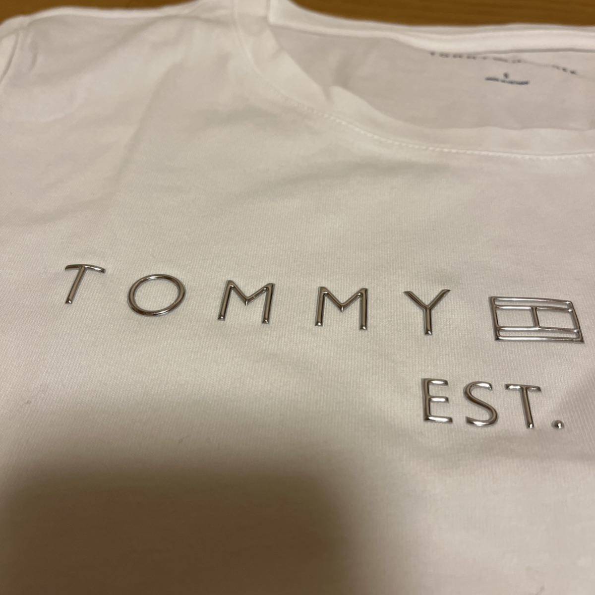 TOMMY トミーヒルフィガー TシャツレディースSサイズ ホワイト　コストコ_画像3