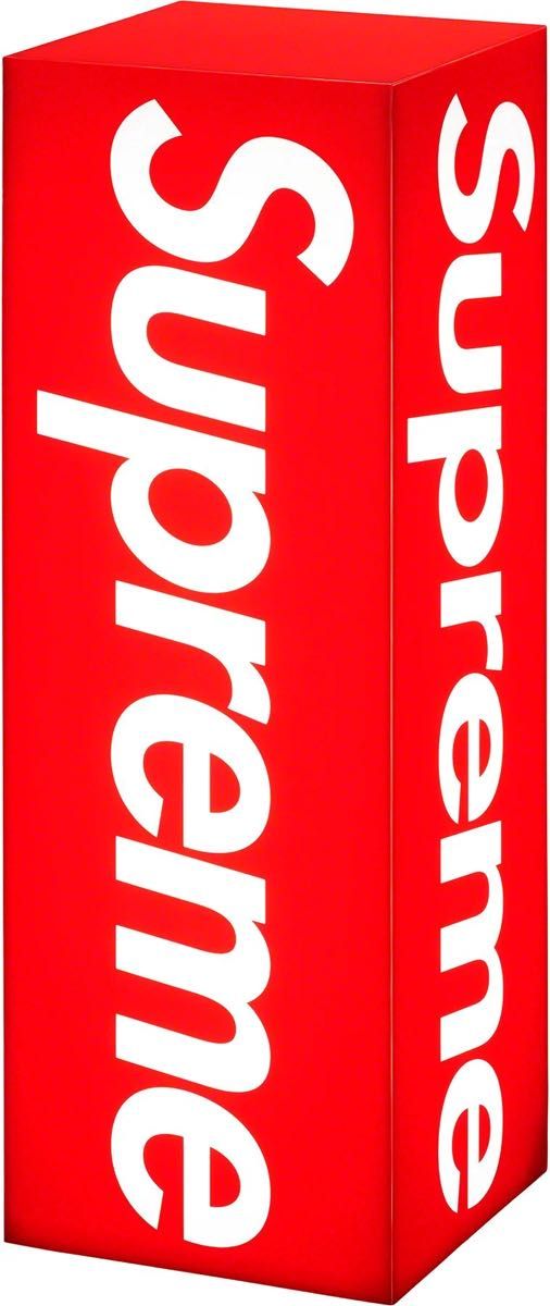 Supreme Box Logo Lamp Red シュプリーム ボックス ロゴ ランプ レッド Light ライト 赤