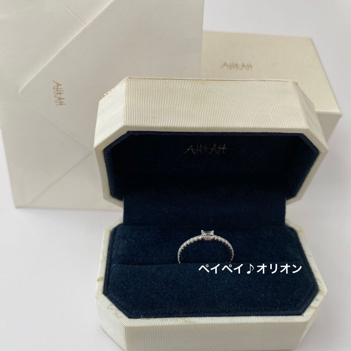 アーカー AHKAH pt900 ソルティアスタビー ダイヤモンド リング アーカー AHKAH pt900 ソルティアスタビー ダイヤモンド リング