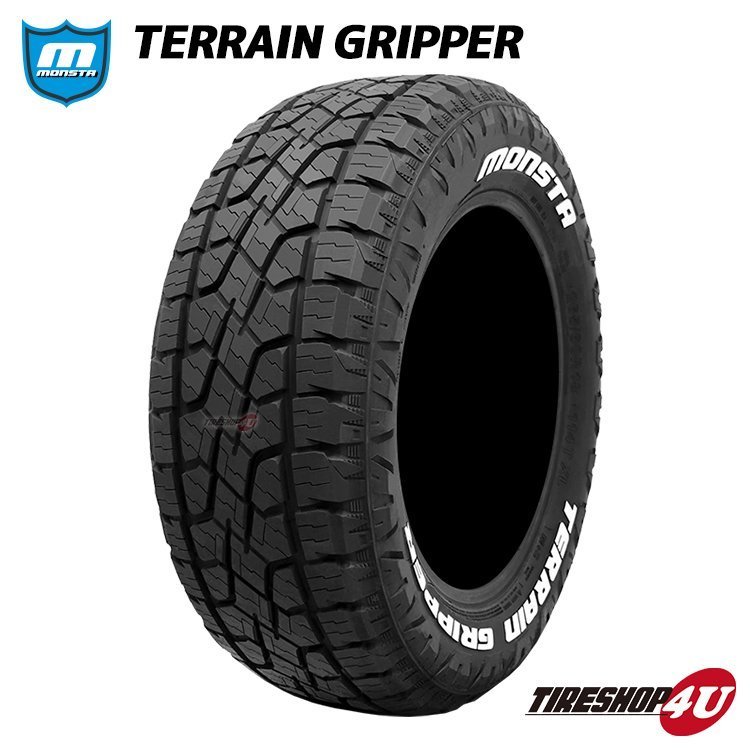 2023年製 MONSTA TERRAIN GRIPPER 285/70R17 285/70-17 121/118R LT RWL ホワイトレター モンスタ テレーン グリッパー オールテレーン_画像1