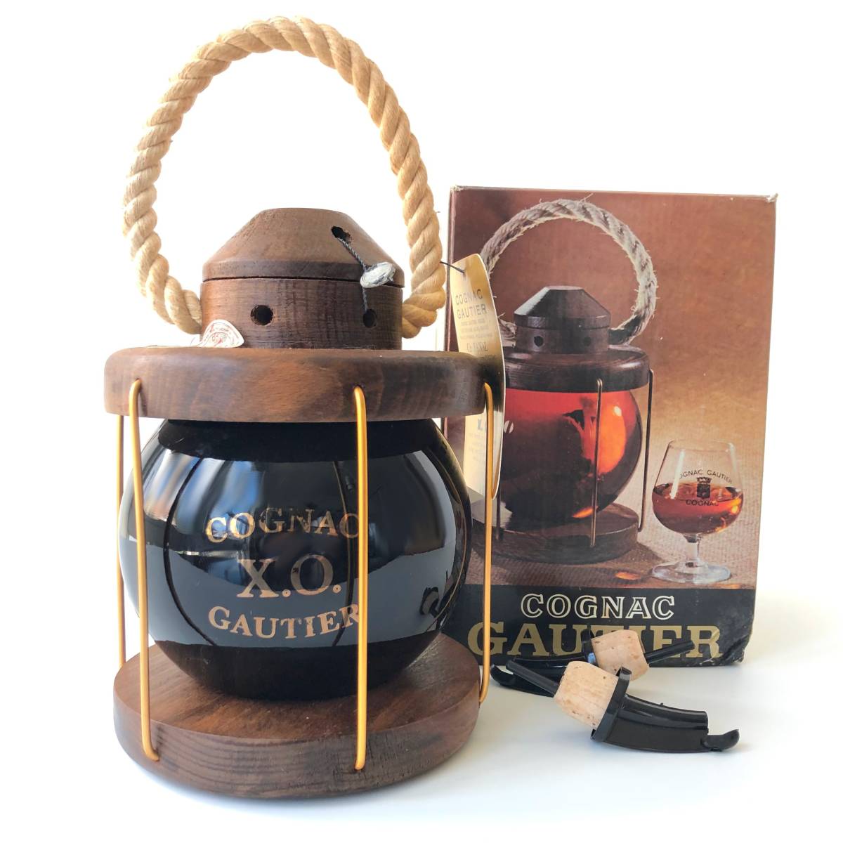 神110-175☆ ゴーティエ GAUTIER XO ランタンボトル 700ml アルコール