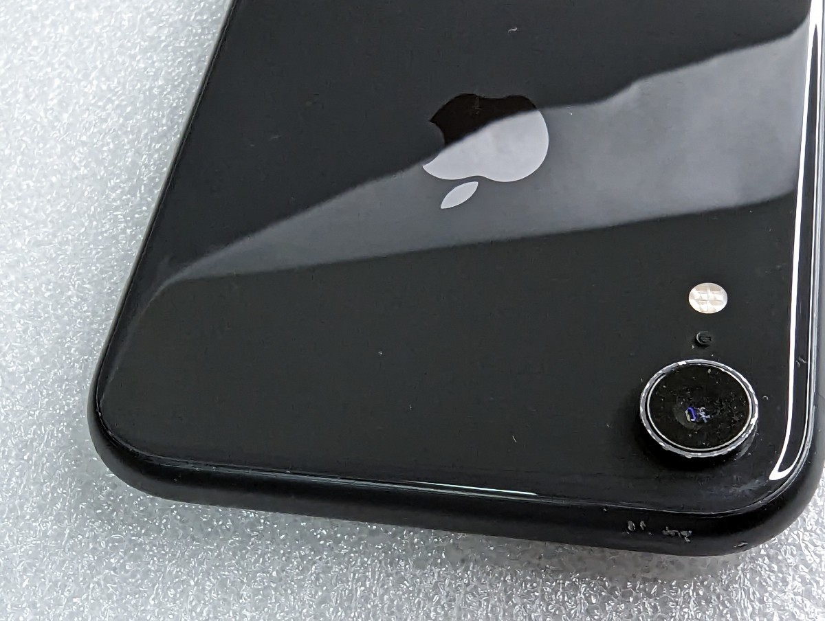 SIMフリー iPhone XR 64GB ブラック バッテリー新品 最大容量表示100