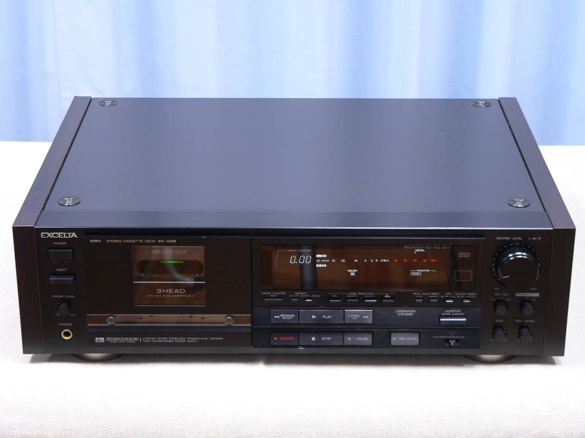 AIWA カセットデッキXK-009 アイワ EXCELIA