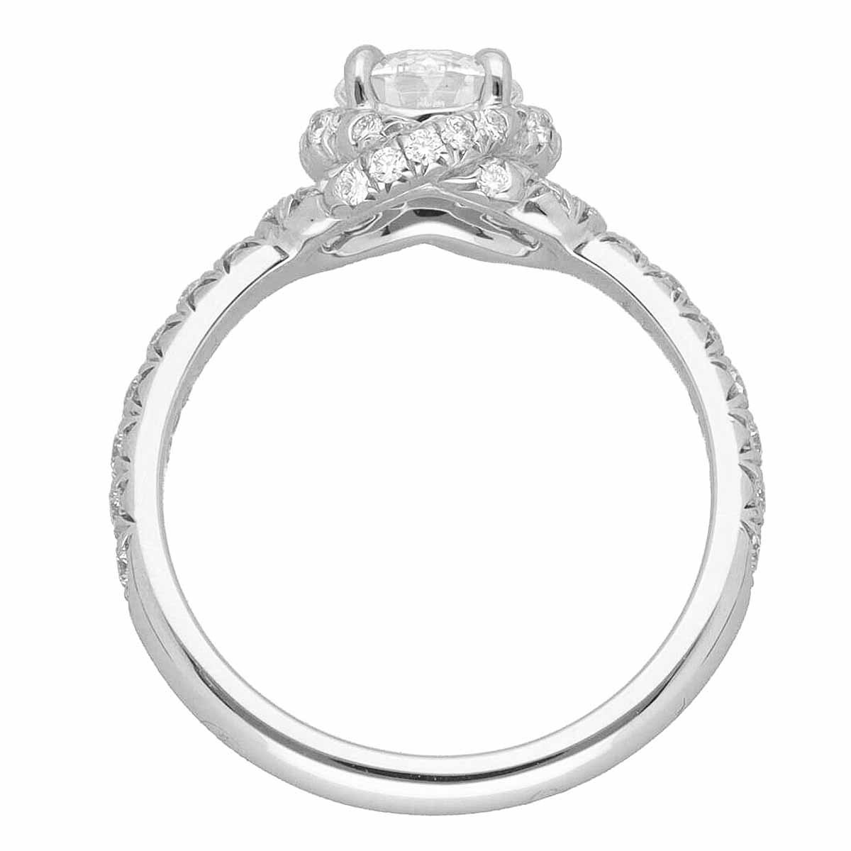 Chaumet ショーメ ダイヤ(D0.54ct G-VVS1-3Ex) リアン・ダムール ソリテール リング Pt950 J3LGZZ 日本サイズ約7号 GIA鑑定書 32710716_画像3