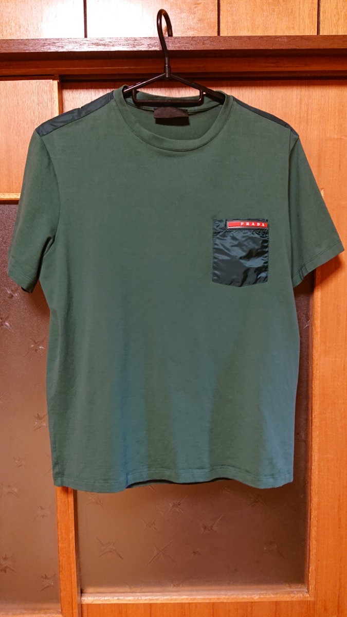 素晴らしい価格 美品 カーキグリーン サイズS Tシャツ メンズストレッチ ジャパン正規品 PRADA 半袖Tシャツ 素晴らしい価格 美品 カーキグリーン サイズS Tシャツ メンズストレッチ ジャパン正規品 PRADA 半袖Tシャツ