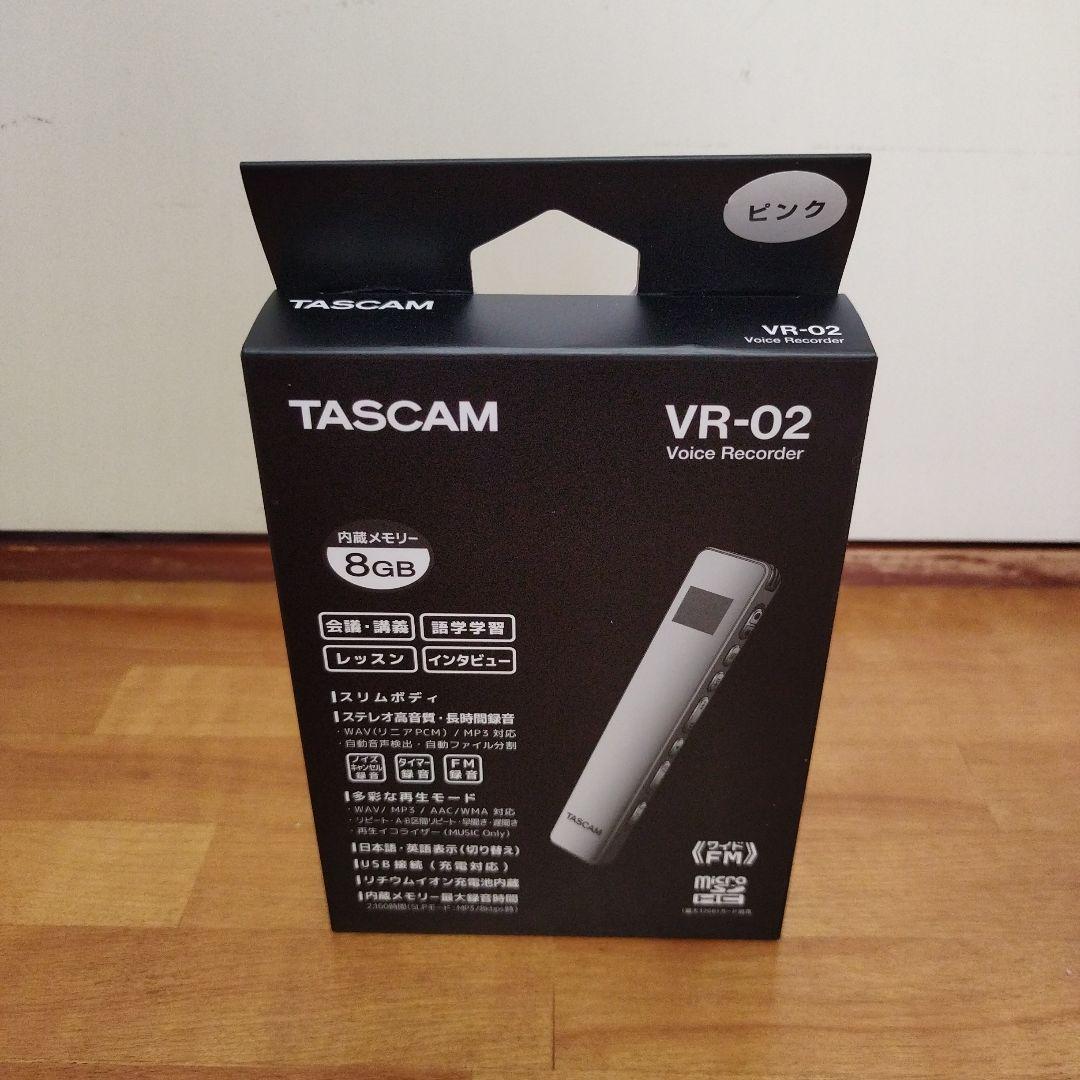 新品■TASCAM ICレコーダー VR-02-P [ピンク]_画像2