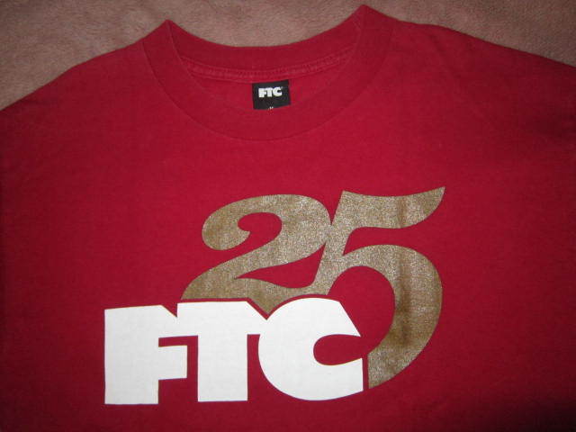 超レア！ FTC For the City 25周年 記念 デカロゴ 半袖 Tシャツ M スケボー SK8 スケーター_画像2