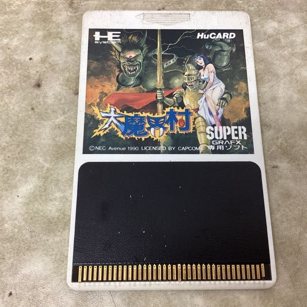 1円〜 箱無 PCエンジン Hu CARD 忍者龍剣伝 大魔界村 スプラッター
