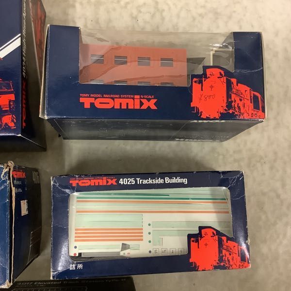 1円〜 訳あり TOMIX Nゲージ ストラクチャー 4017 高架駅B 店舗 4034