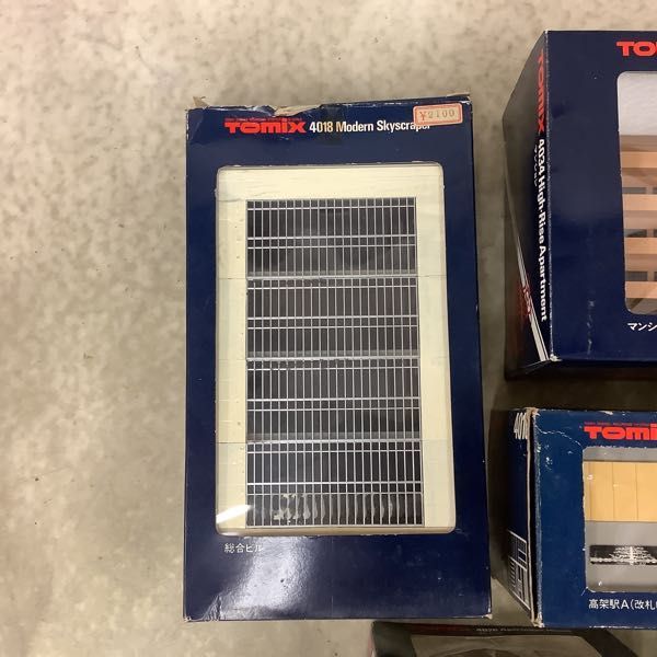 1円〜 訳あり TOMIX Nゲージ ストラクチャー 4017 高架駅B 店舗 4034
