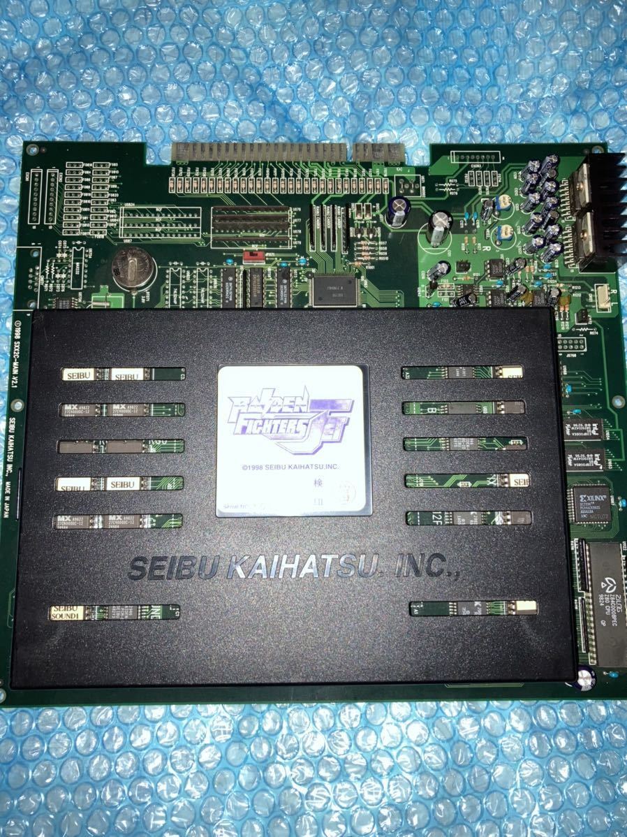 ライデンファイターズJET アーケード基板　SPIマザーボード+カセット
