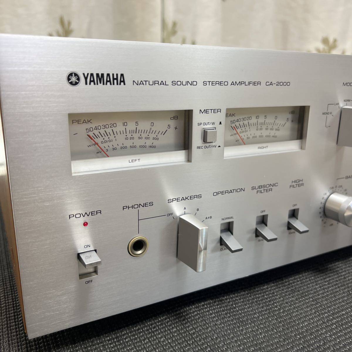 1円スタート★YAMAHA プリメインアンプ　CA-2000 ジャンク　通電OK 訳あり_画像2