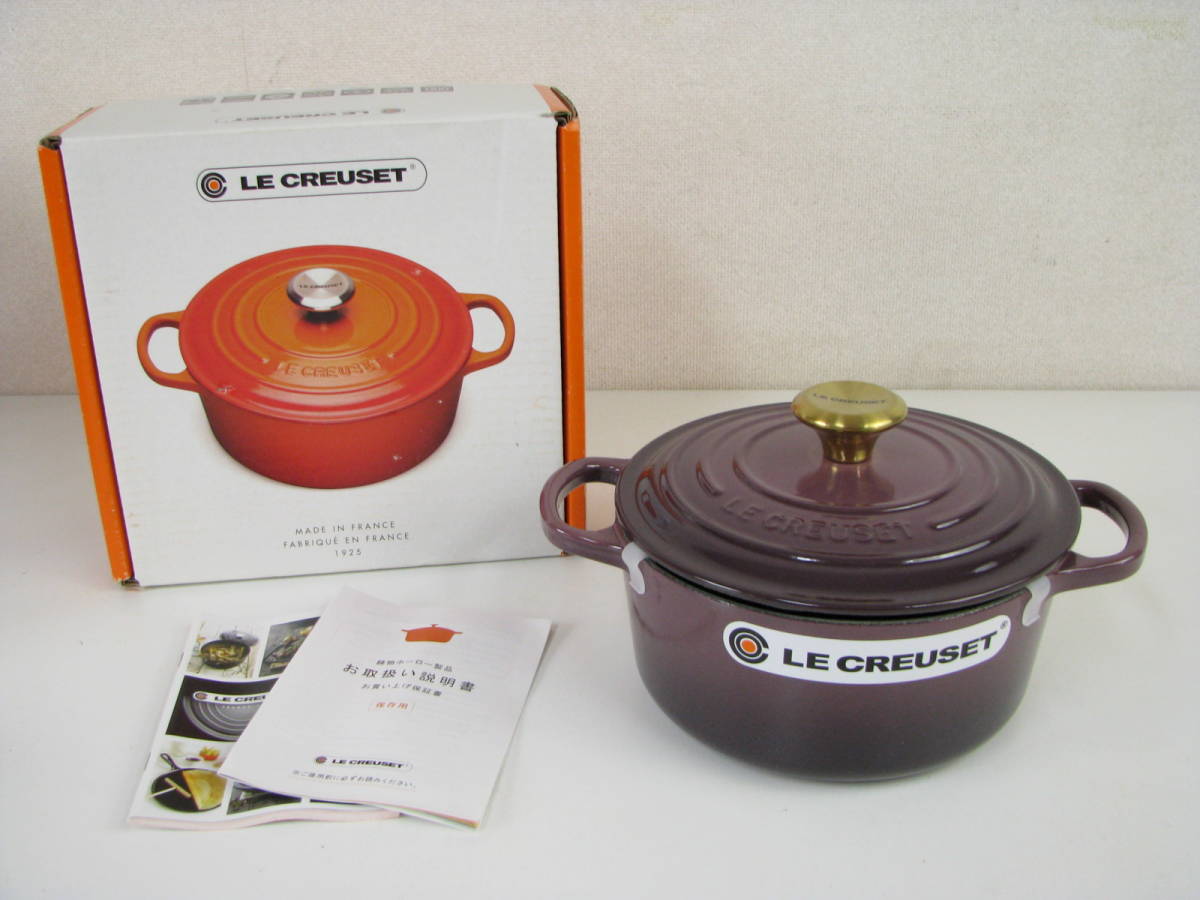 激安の 未使用 LE CREUSET ル・クルーゼ ココットロンド 18cm 両手鍋