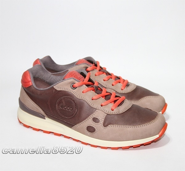  eko - sneakers CS14 232233 taupe / Brown leather original leather 38 size approximately 24cms donkey Kia made beautiful goods use barely ecco CS14 woodrose