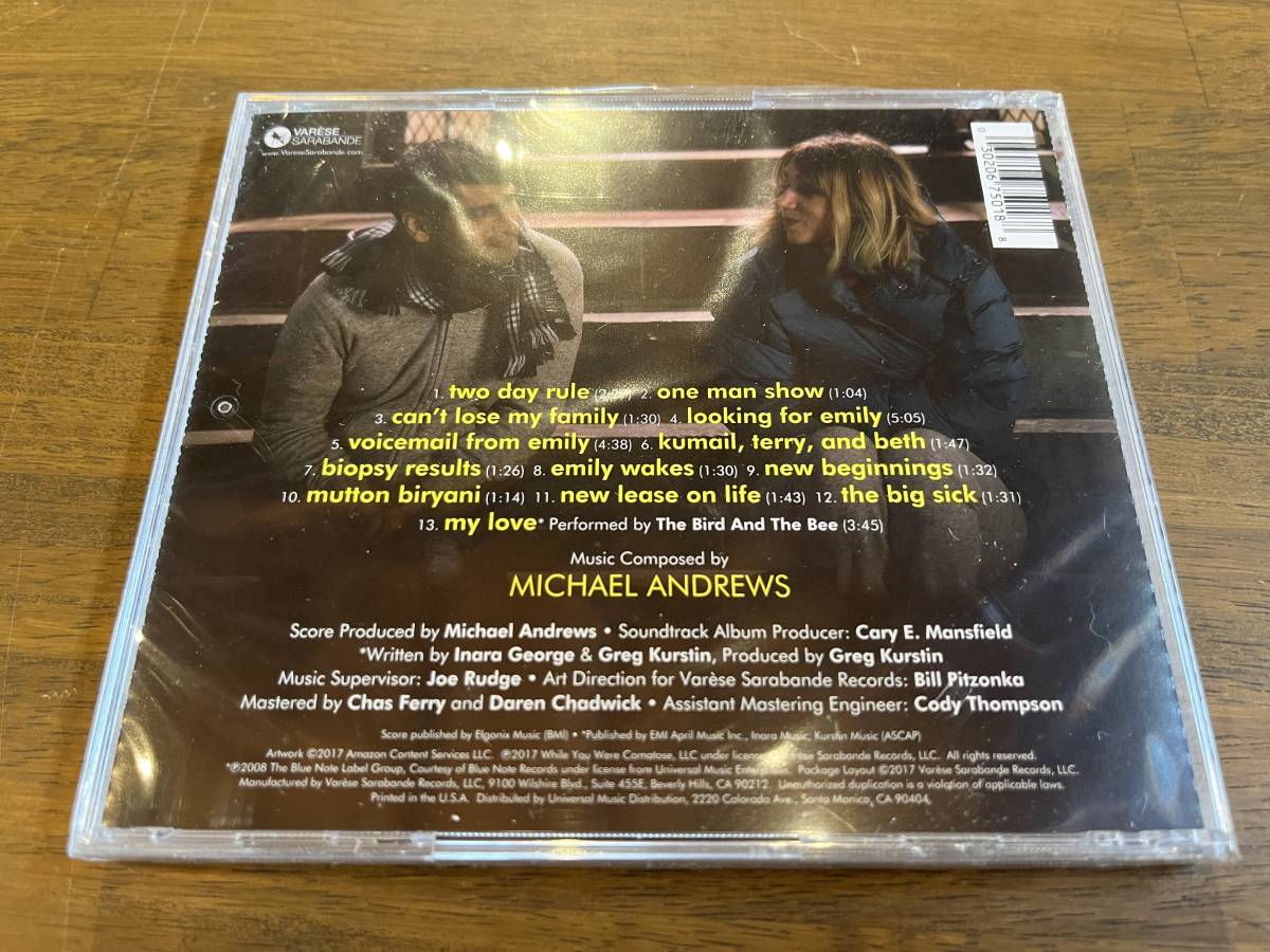 『OST The big sick』(CD) 未開封 Michael Andrews_画像2